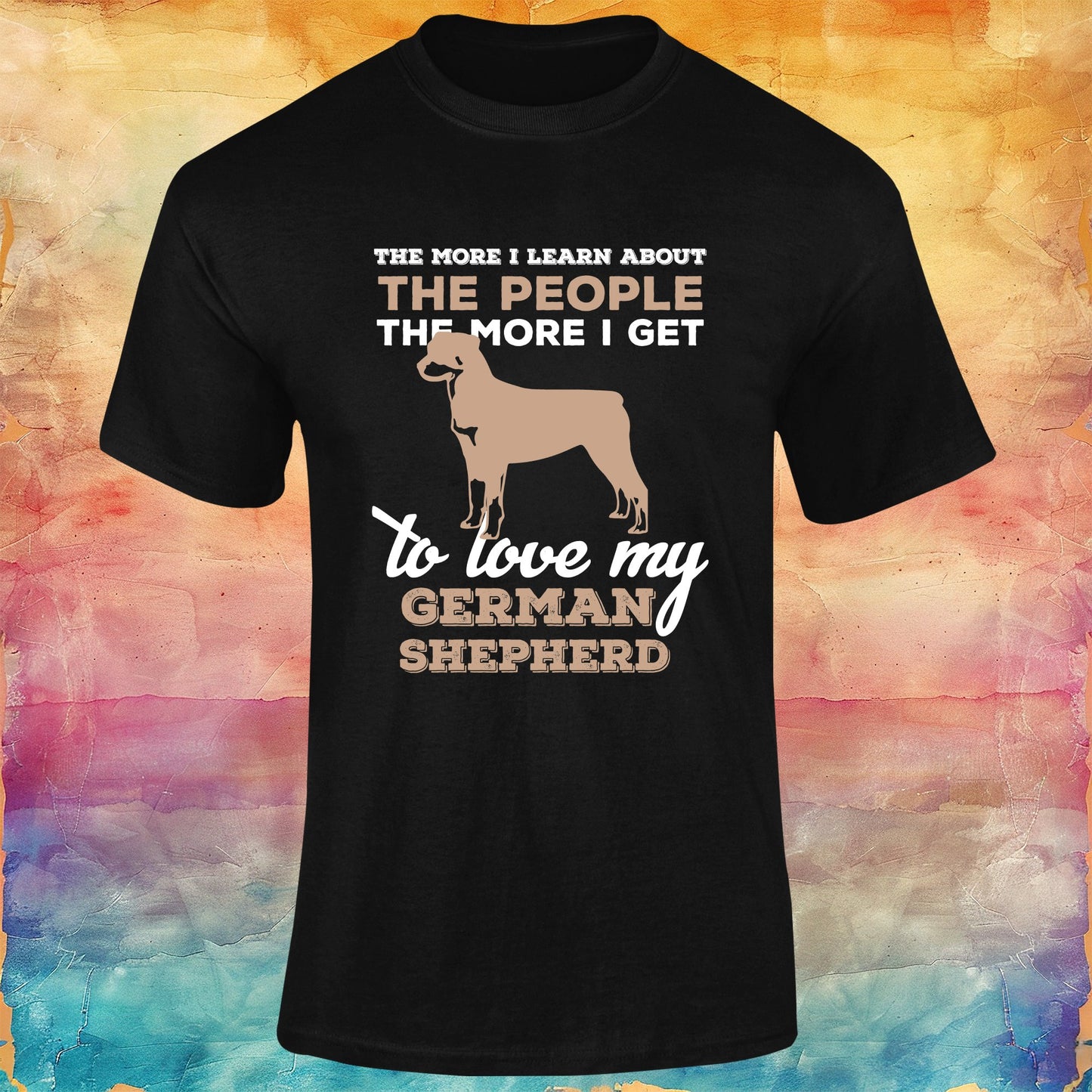 The More I Learn About People Unisex Softstyle Tee