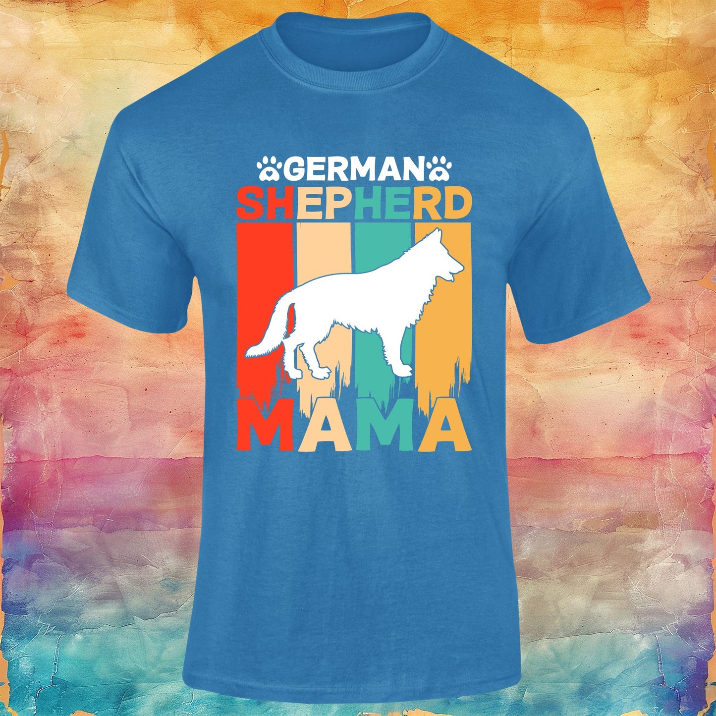 German Shepherd Mama Unisex Softstyle Tee