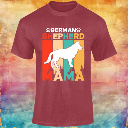 German Shepherd Mama Unisex Softstyle Tee
