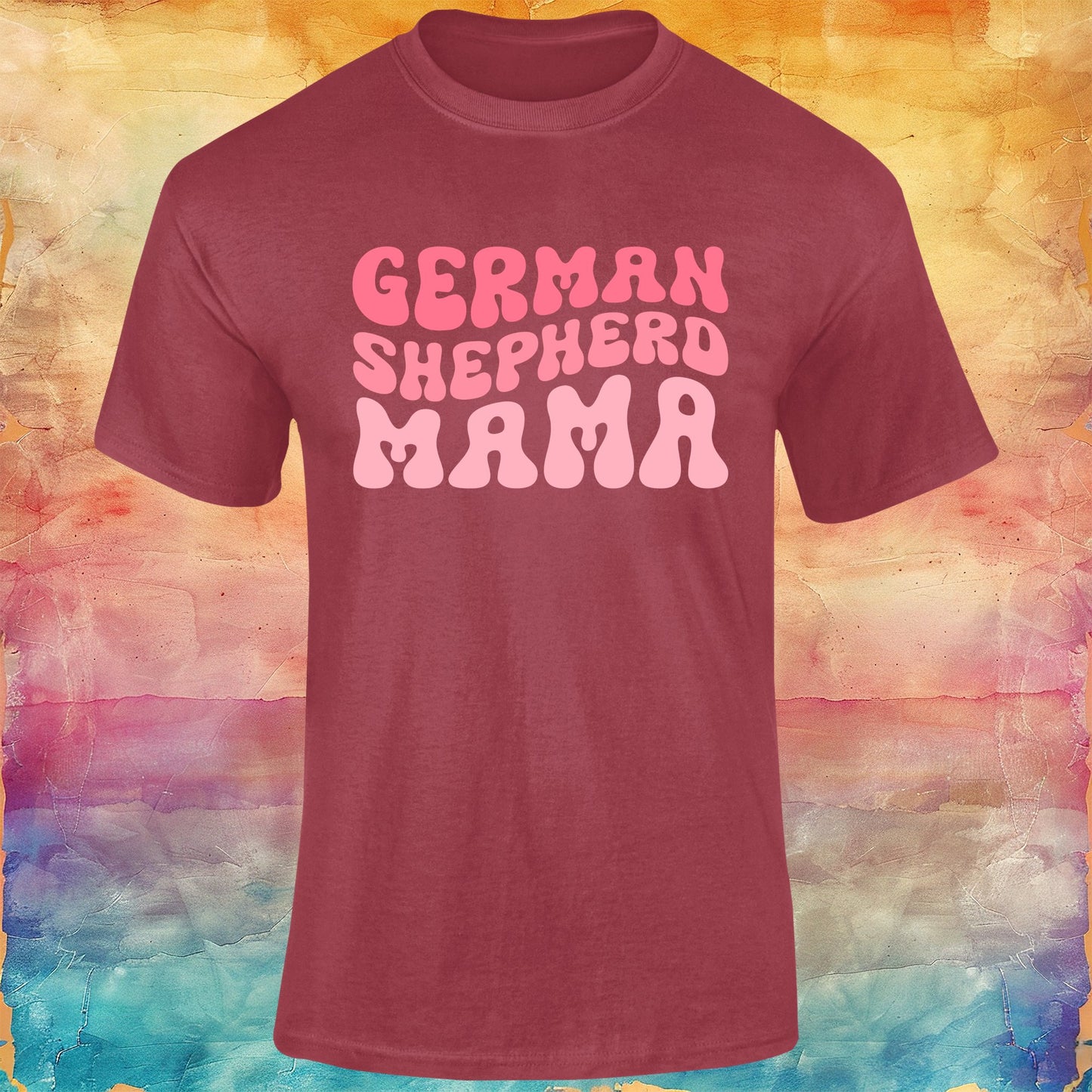German Shepherd Mama Unisex Softstyle Tee