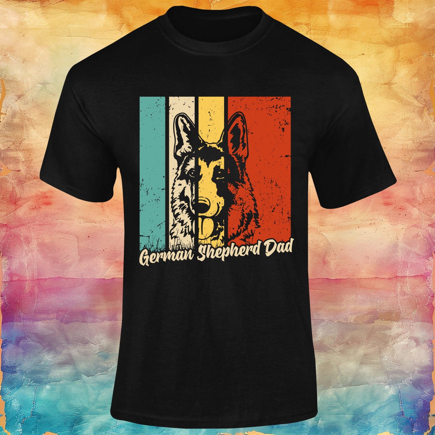 German Shepherd Dad Unisex Softstyle Tee