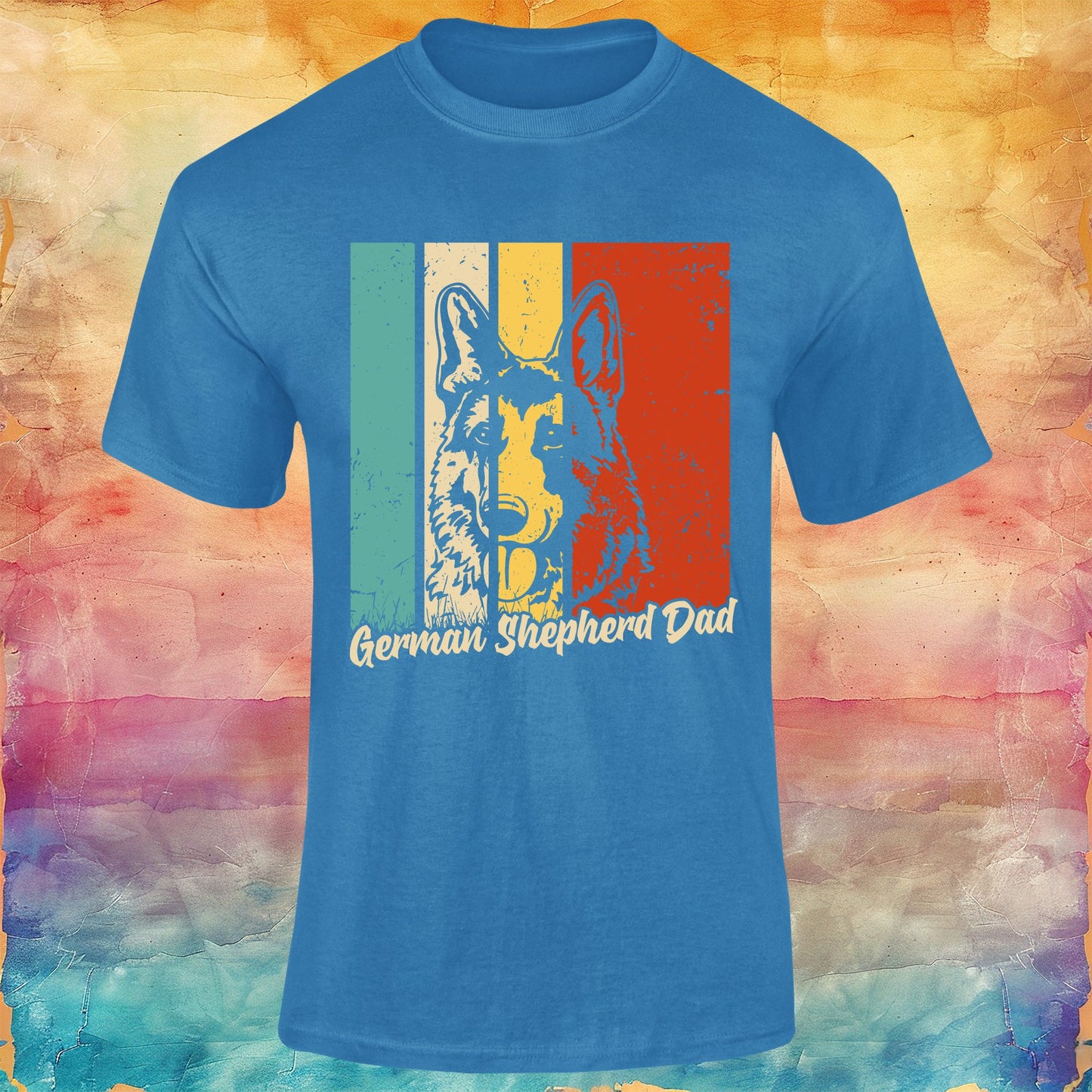 German Shepherd Dad Unisex Softstyle Tee