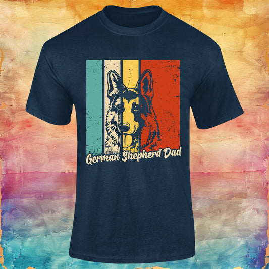 German Shepherd Dad Unisex Softstyle Tee