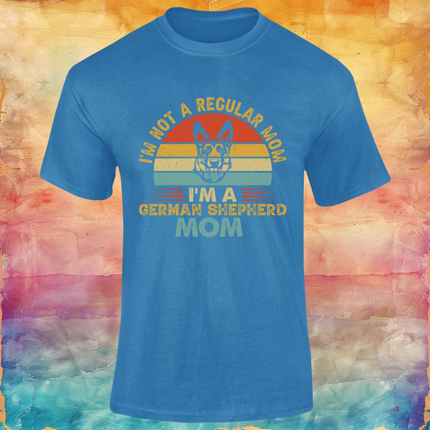 I'm Not a Regular Mom, I'm a German Shepherd Mom Unisex Softstyle Tee