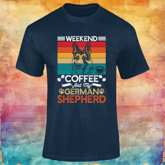 Coffee and My German Shepherd Unisex Softstyle Tee