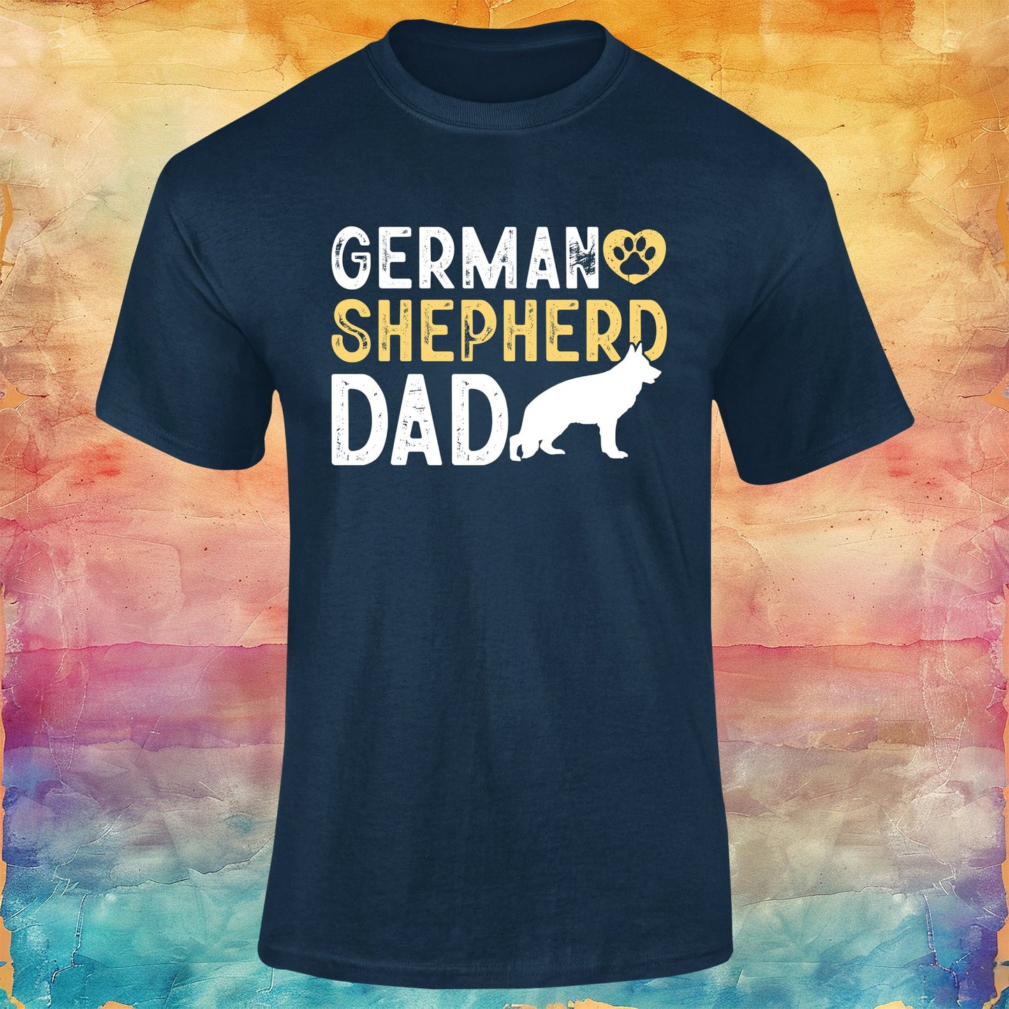 German Shepherd Dad Unisex Softstyle Tee