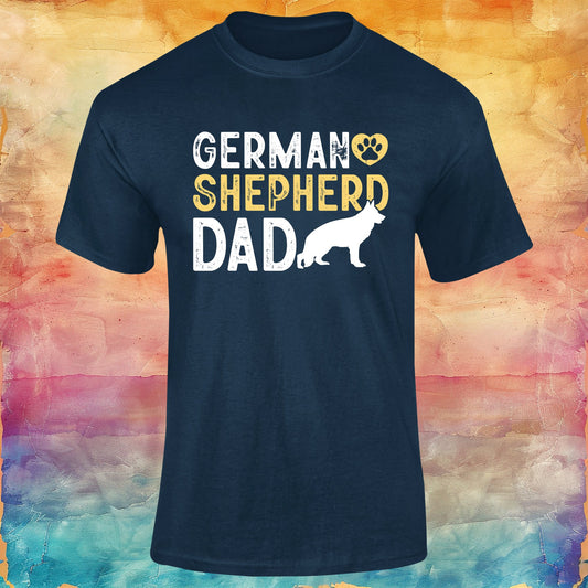 German Shepherd Dad Unisex Softstyle Tee