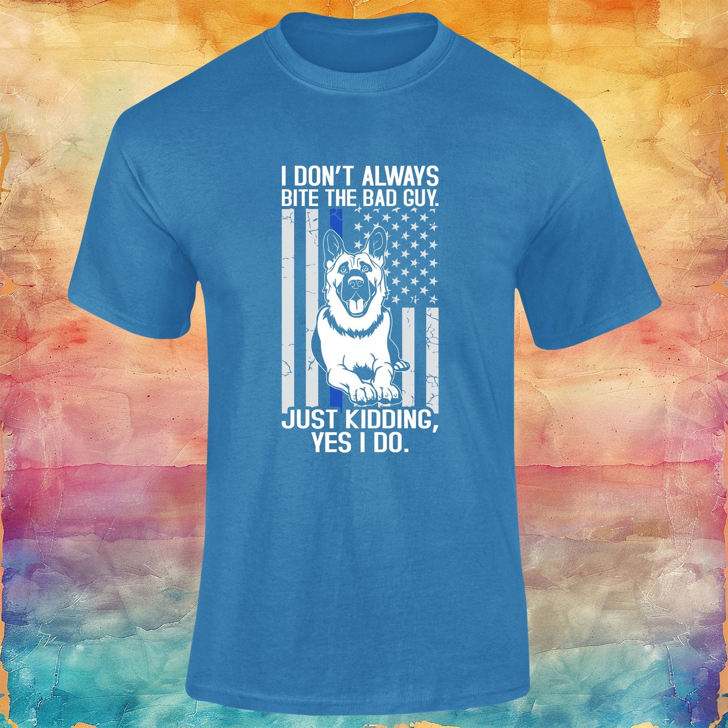I Don't Always Bite The Bad Guy Unisex Softstyle Tee