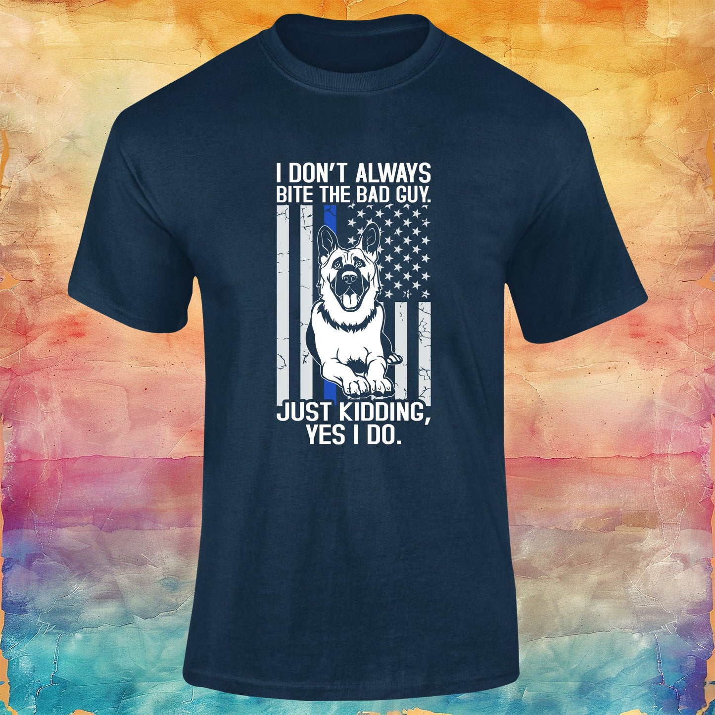 I Don't Always Bite The Bad Guy Unisex Softstyle Tee