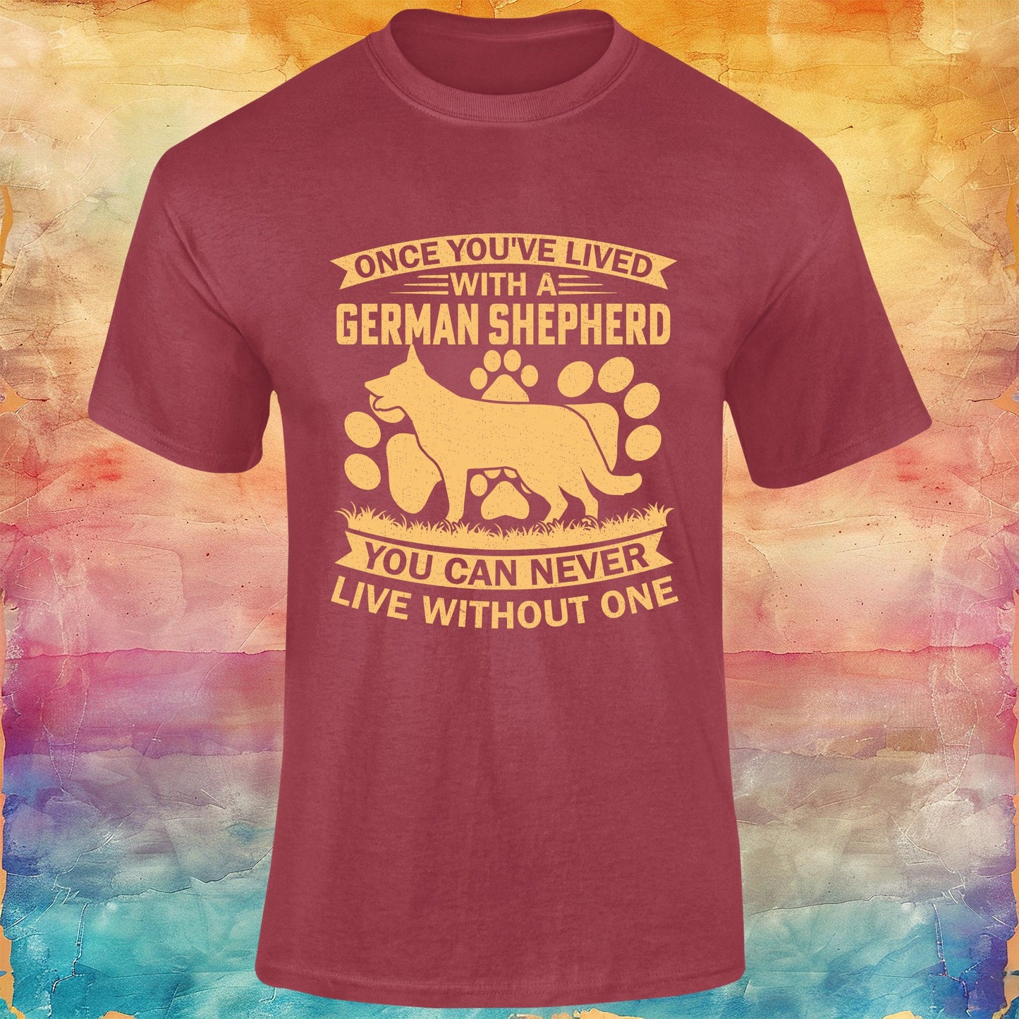Once you've Lived with a German Shepherd Unisex Softstyle Tee