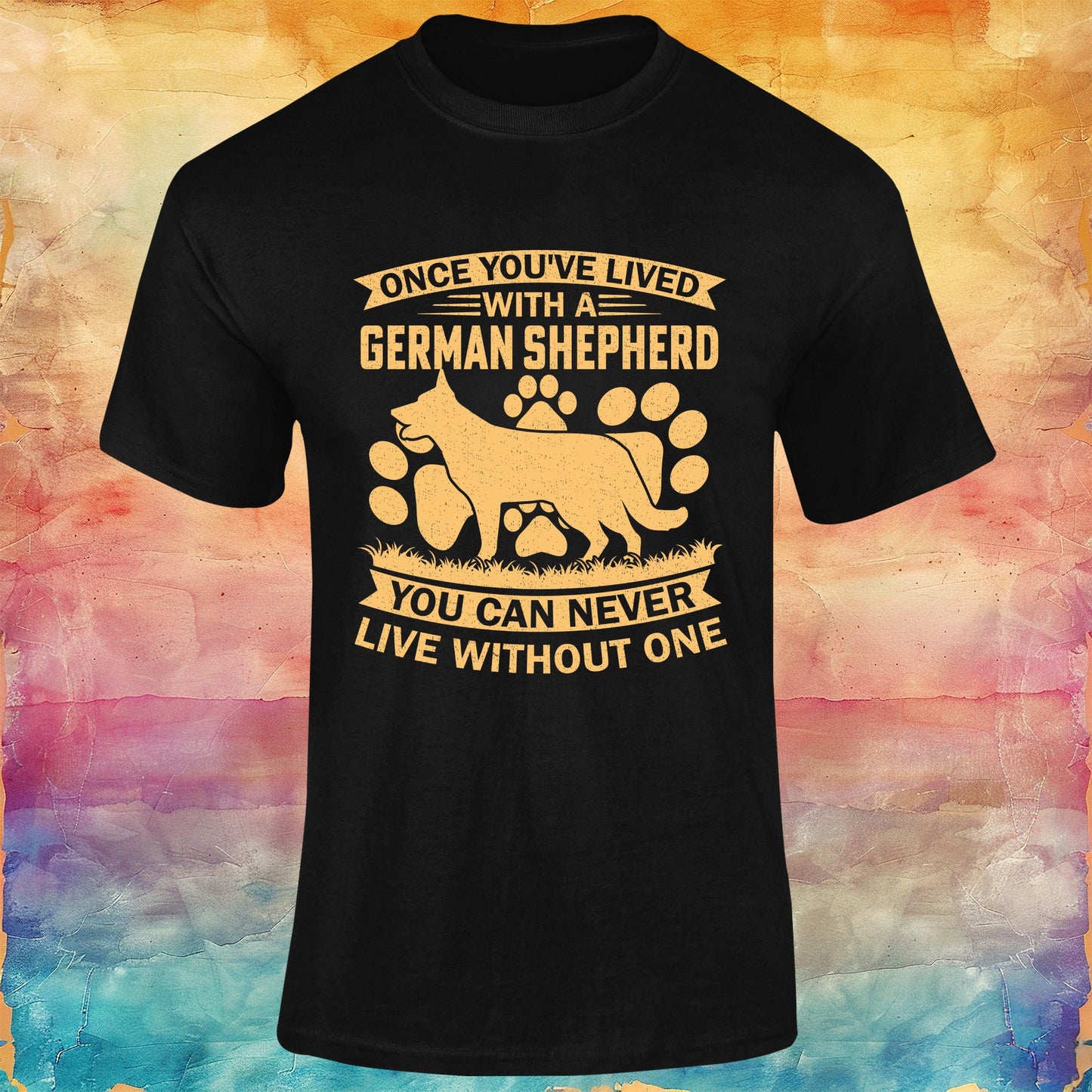Once you've Lived with a German Shepherd Unisex Softstyle Tee