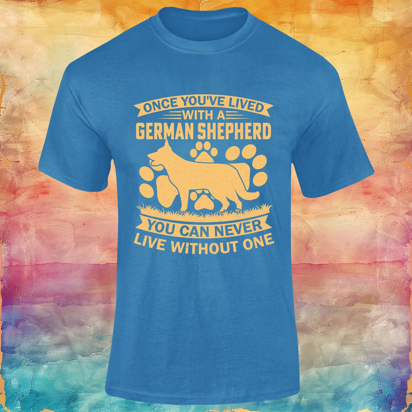 Once you've Lived with a German Shepherd Unisex Softstyle Tee
