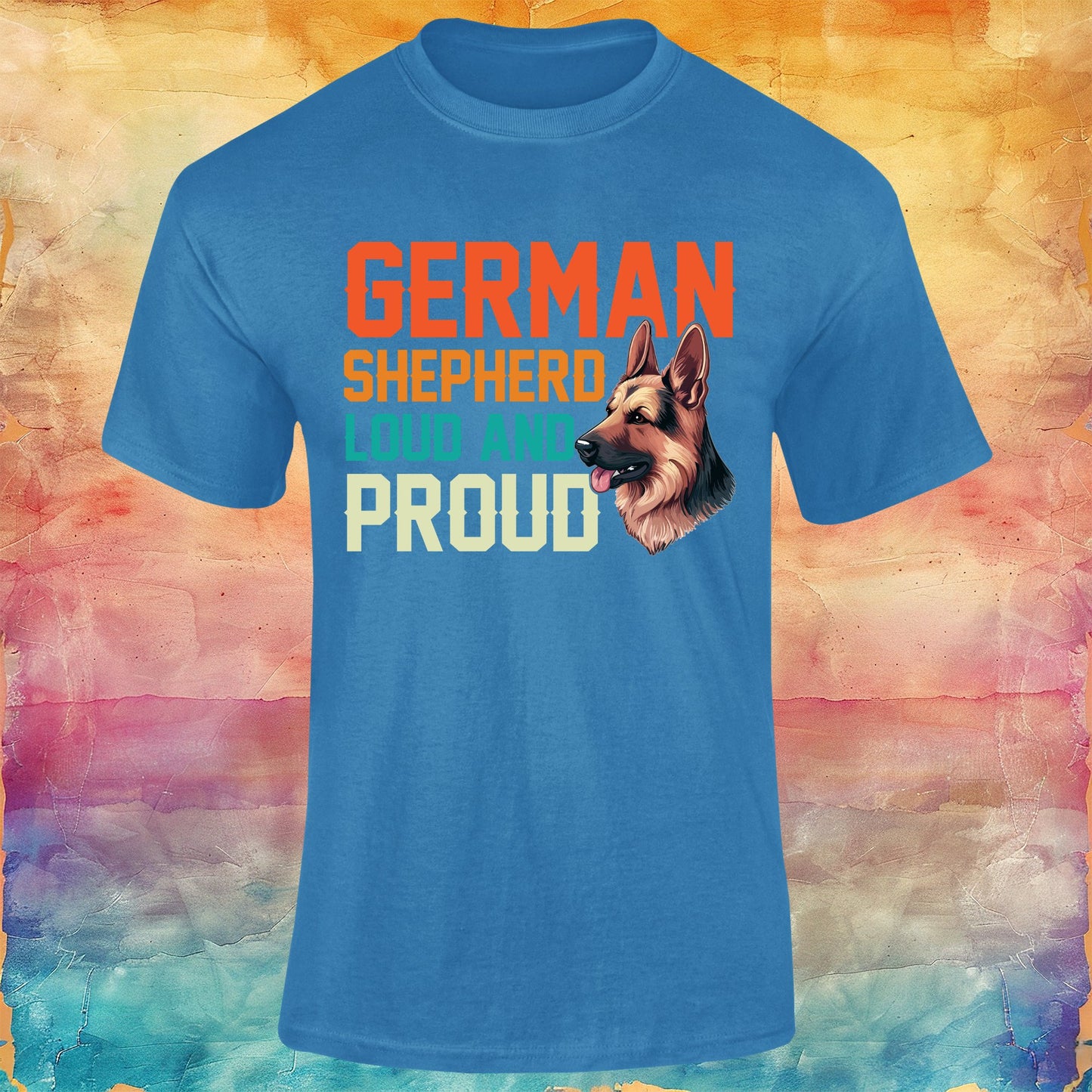 German Shepherd Loud and Proud Unisex Softstyle Tee