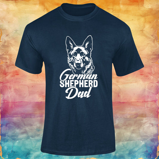 German Shepherd Dad Unisex Softstyle Tee