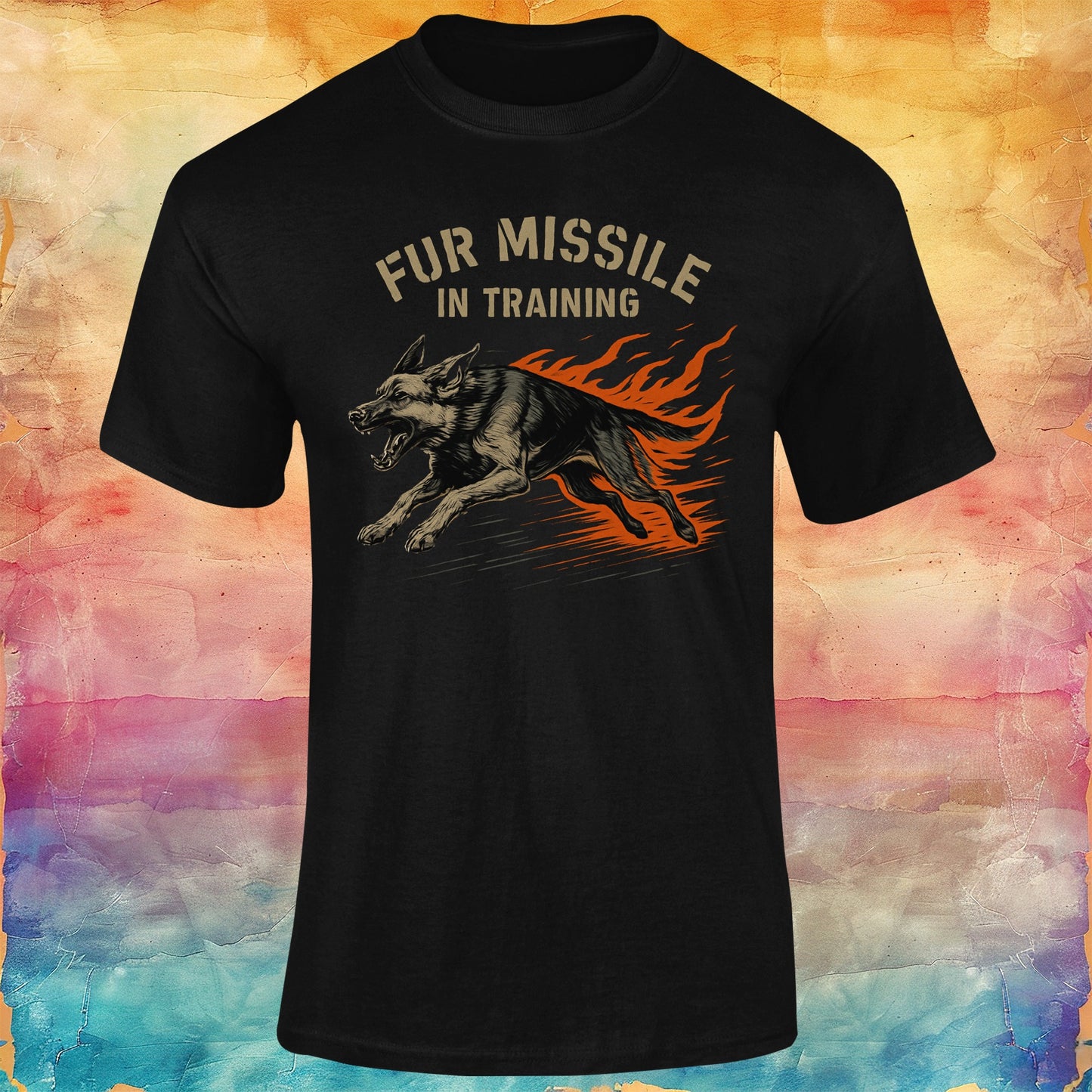 Fur Missile in Training Unisex Softstyle Tee