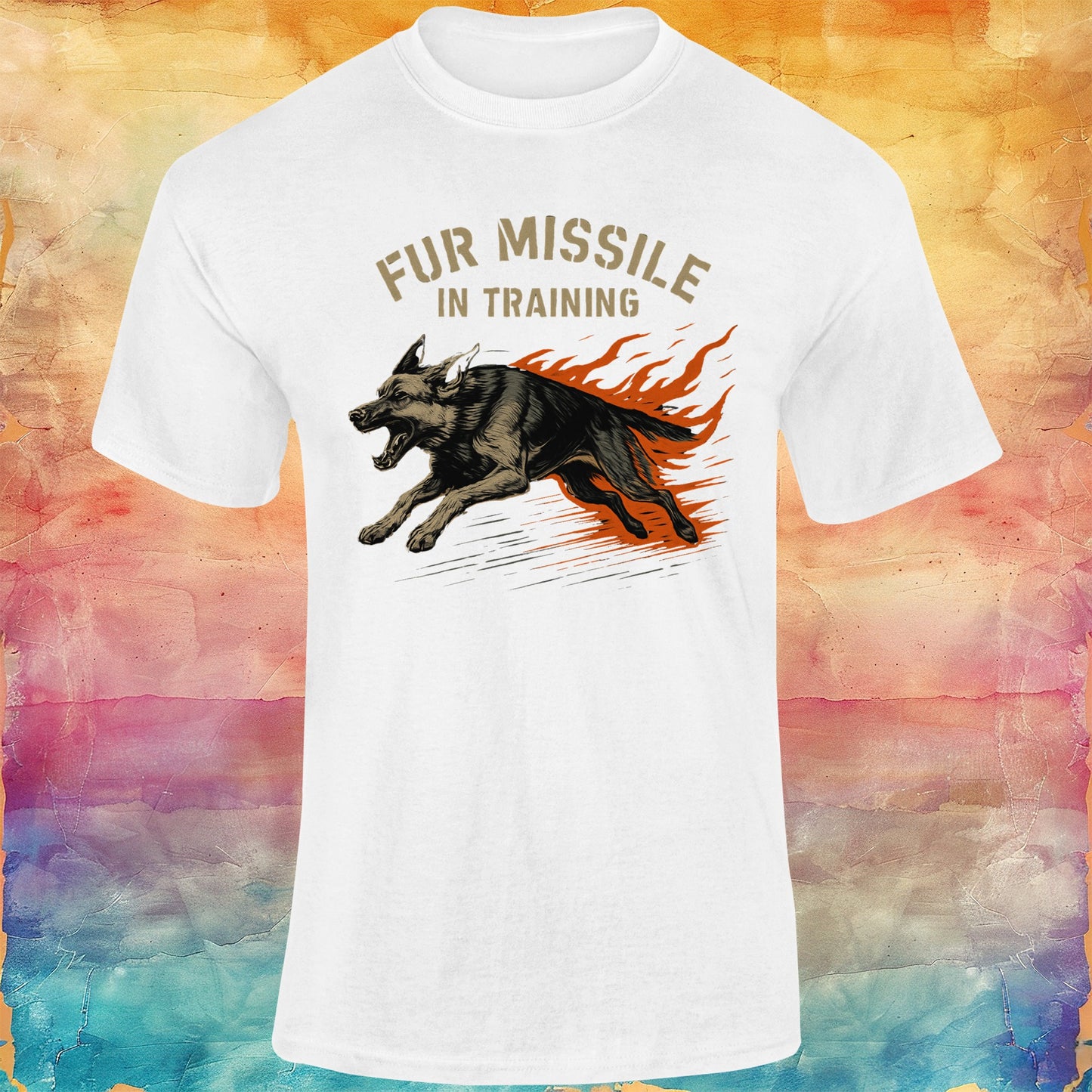 Fur Missile in Training Unisex Softstyle Tee