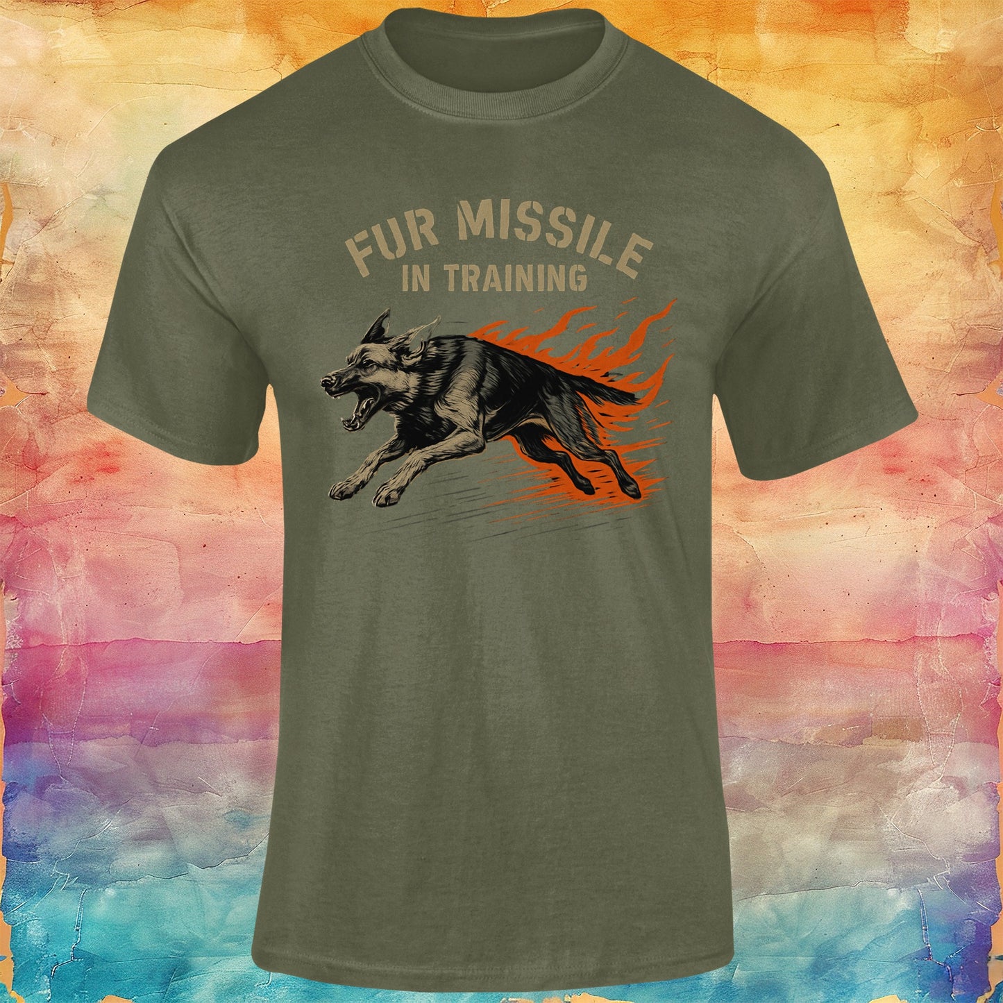 Fur Missile in Training Unisex Softstyle Tee