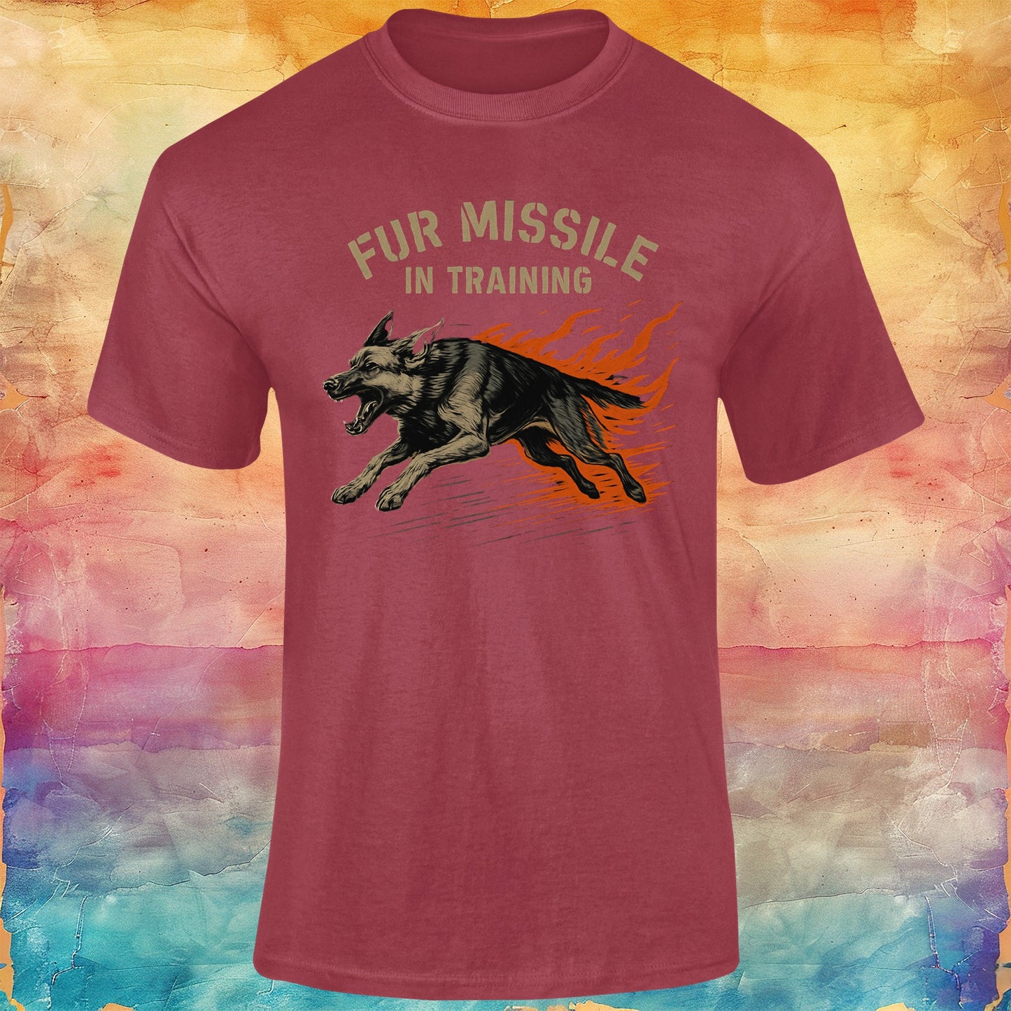 Fur Missile in Training Unisex Softstyle Tee