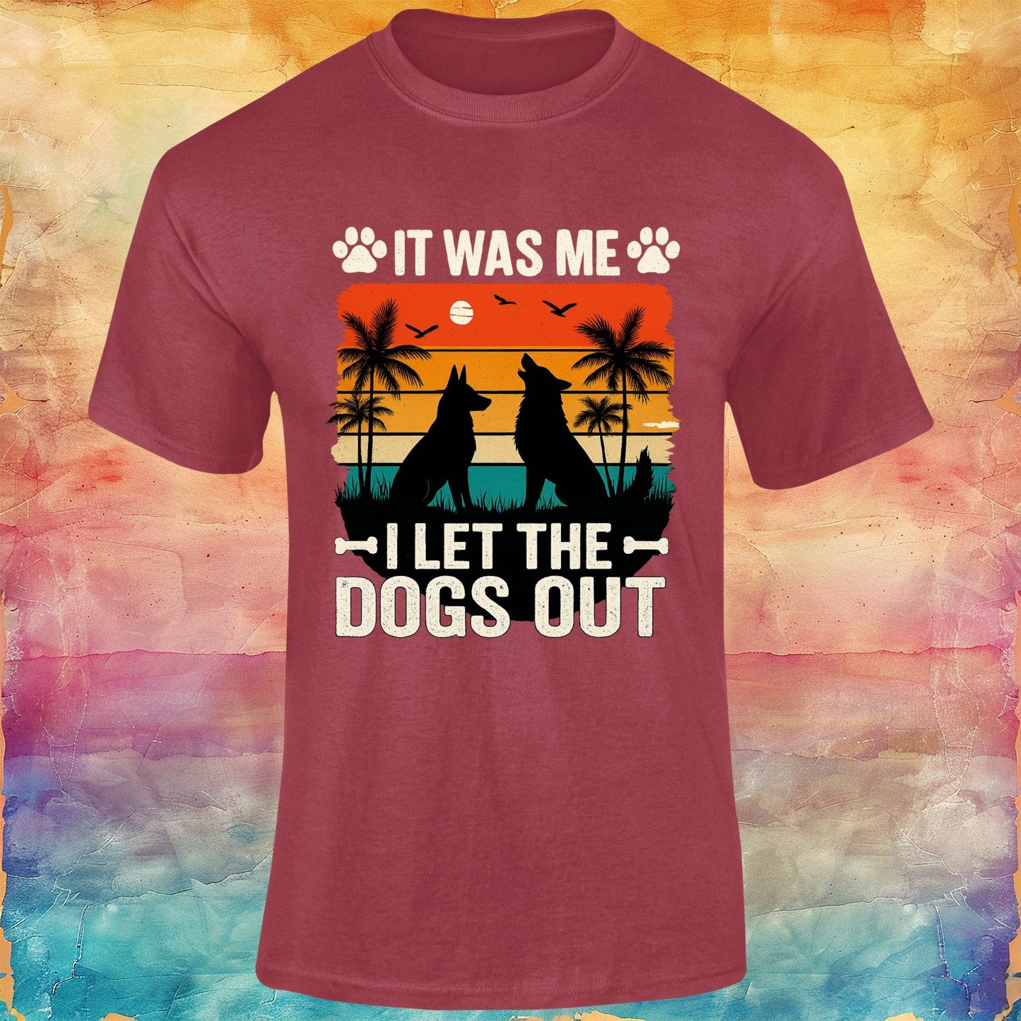 It Was Me, I let the Dogs Out Unisex Softstyle Tee