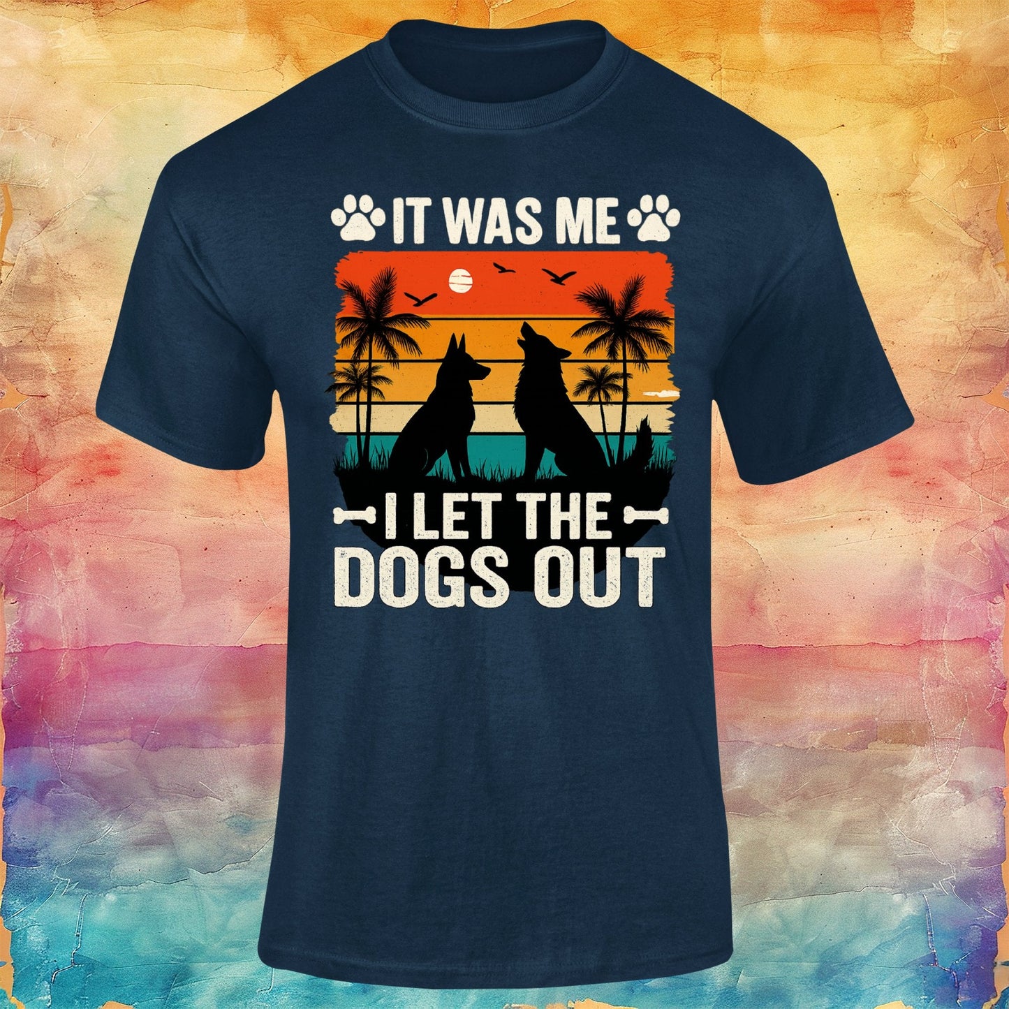 It Was Me, I let the Dogs Out Unisex Softstyle Tee