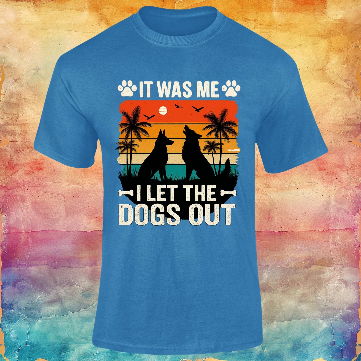 It Was Me, I let the Dogs Out Unisex Softstyle Tee