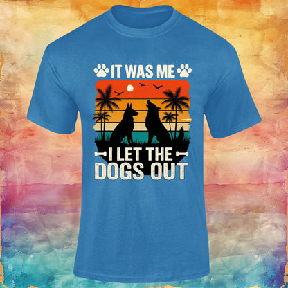 It Was Me, I let the Dogs Out Unisex Softstyle Tee