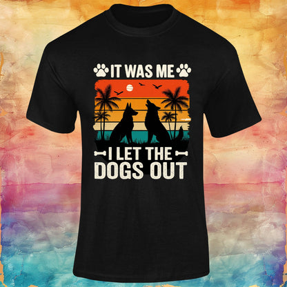 It Was Me, I let the Dogs Out Unisex Softstyle Tee