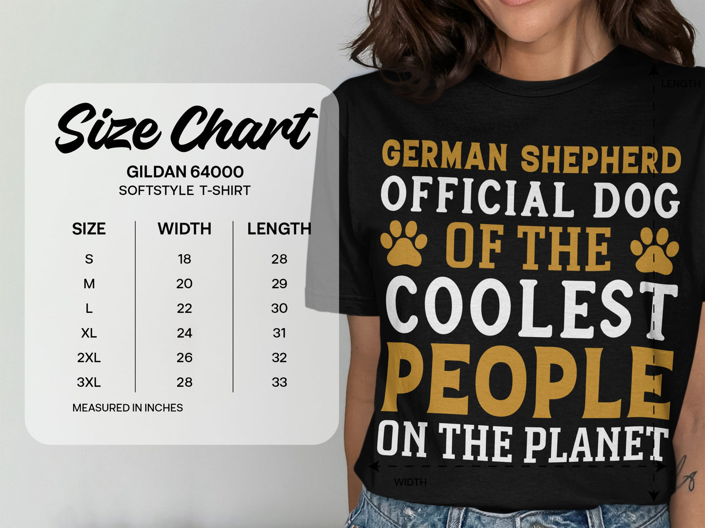 German Shepherd Official Dog of the Coolest People on the Planet Unisex Softstyle Tee
