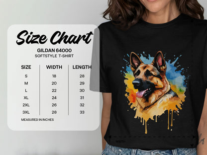German Shepherd Unisex Softstyle Tee