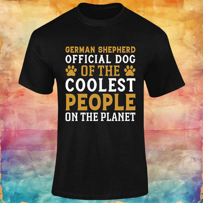 German Shepherd Official Dog of the Coolest People on the Planet Unisex Softstyle Tee