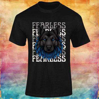 Fearless German Shepherd Unisex Softstyle Tee