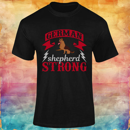 German Shepherd Strong Unisex Softstyle Tee