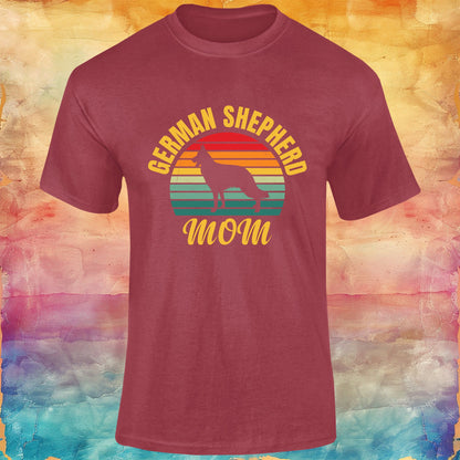 German Shepherd Mom Unisex Softstyle Tee