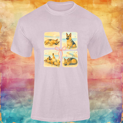 Sandy Paws & Summer Dreams Unisex Softstyle Tee