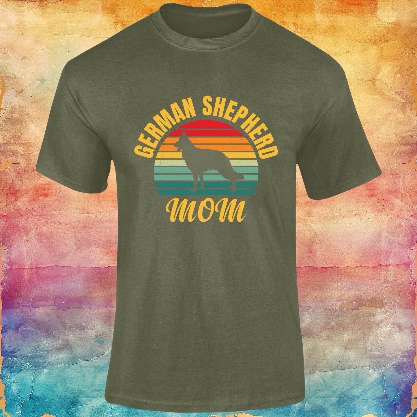 German Shepherd Mom Unisex Softstyle Tee