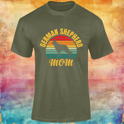 German Shepherd Mom Unisex Softstyle Tee
