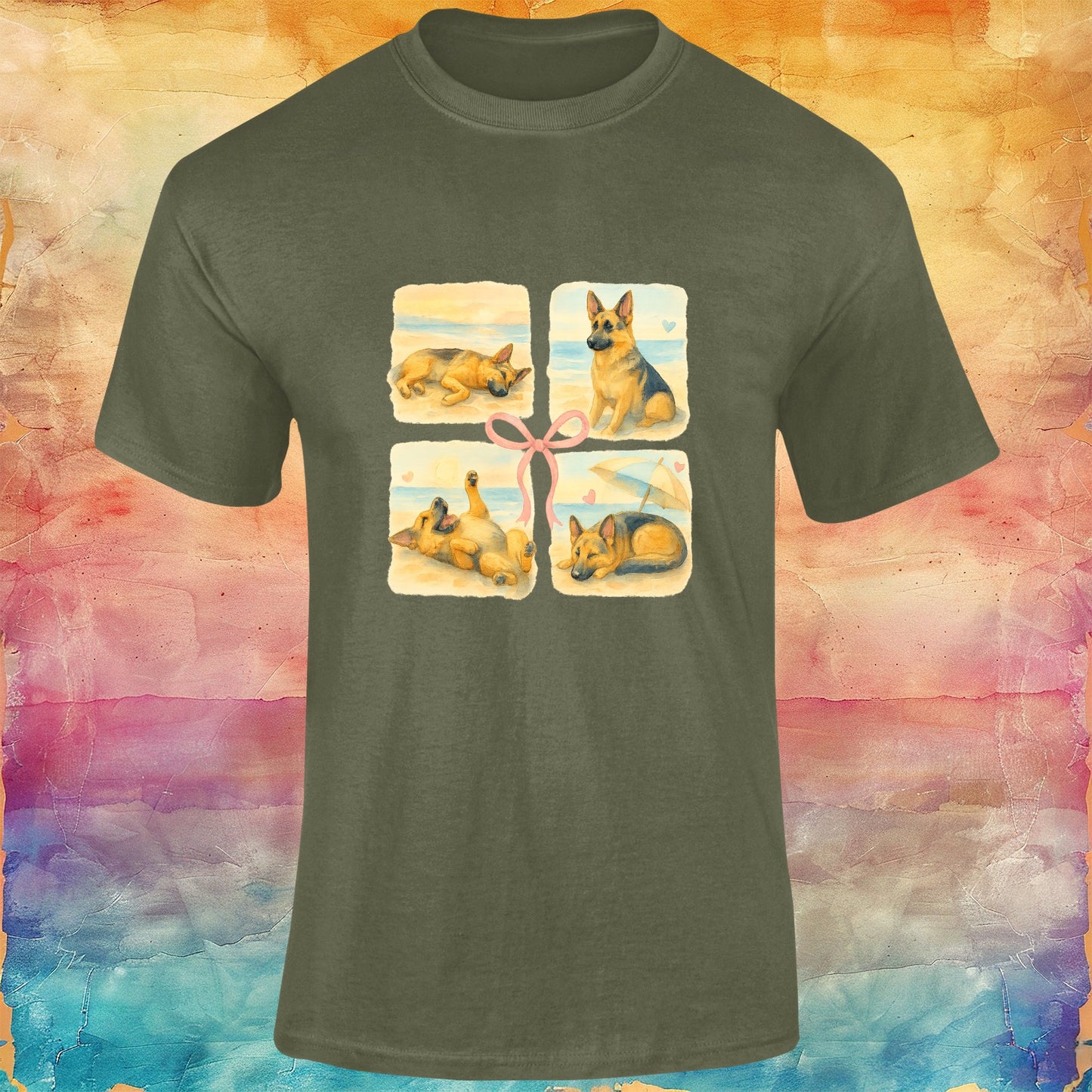 Sandy Paws & Summer Dreams Unisex Softstyle Tee
