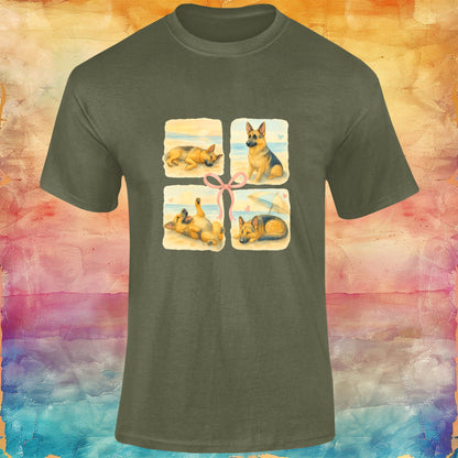 Sandy Paws & Summer Dreams Unisex Softstyle Tee