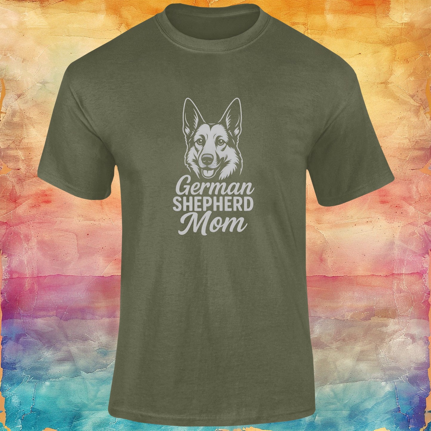 German Shepherd Mom Unisex Softstyle Tee