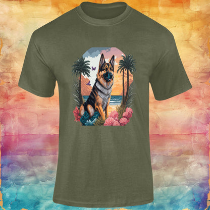 German Shepherd Unisex Softstyle Tee
