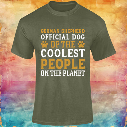 German Shepherd Official Dog of the Coolest People on the Planet Unisex Softstyle Tee