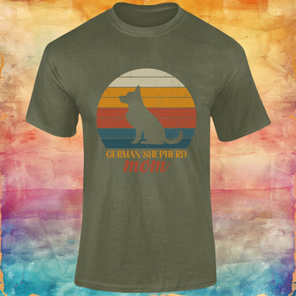 German Shepherd Mom Unisex Softstyle Tee
