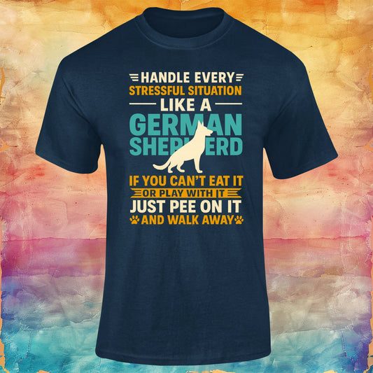 Handle Every Situation Like a German Shepherd Unisex Softstyle Tee