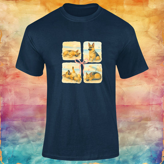 Sandy Paws & Summer Dreams Unisex Softstyle Tee