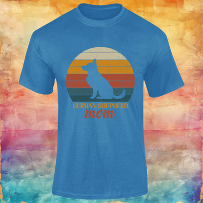 German Shepherd Mom Unisex Softstyle Tee