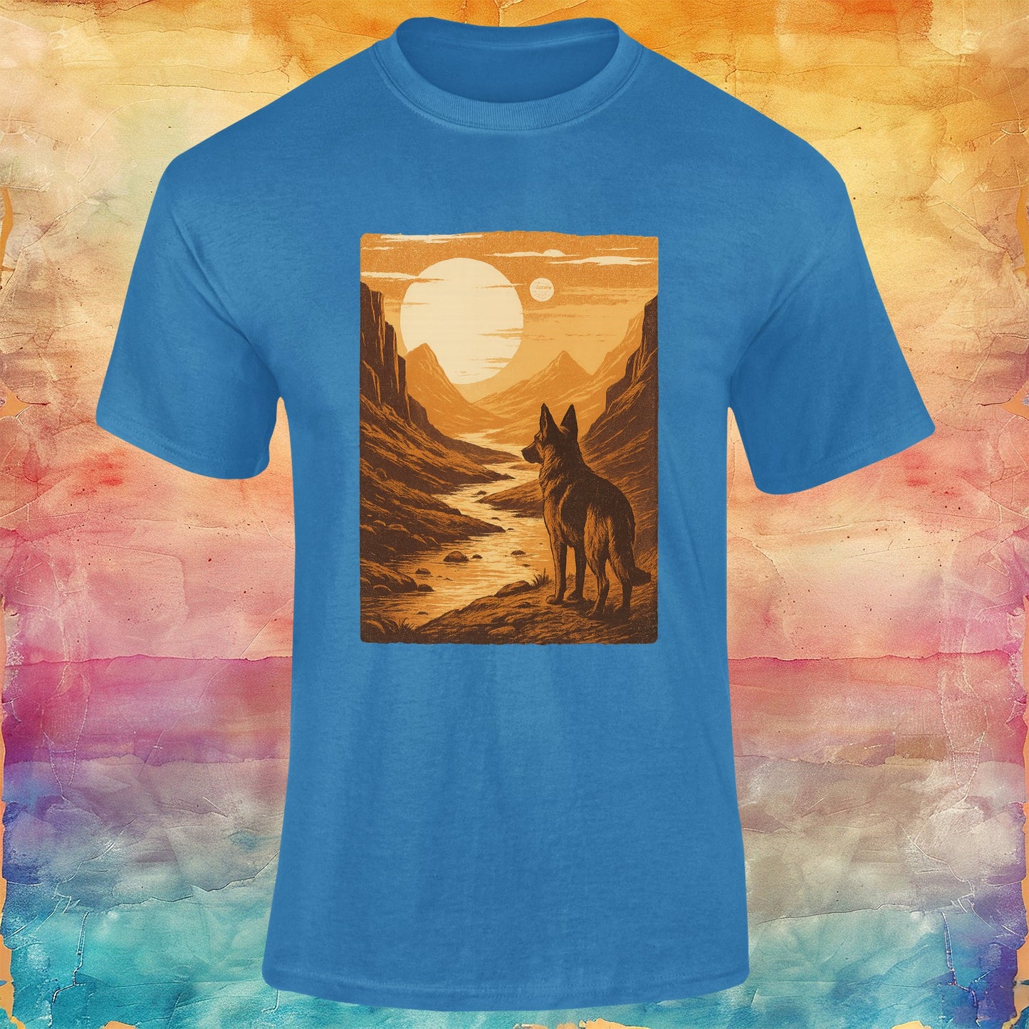 Retro Meadow Unisex Softstyle Tee