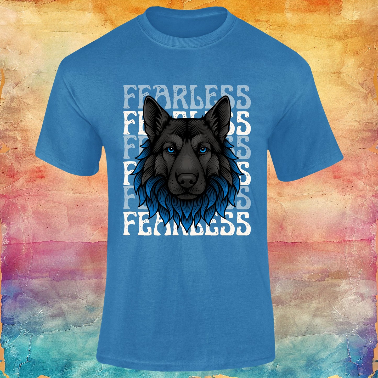 Fearless German Shepherd Unisex Softstyle Tee