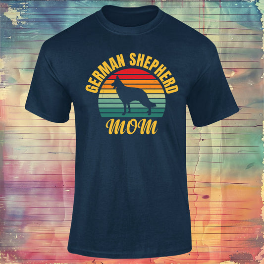German Shepherd Mom Unisex Softstyle Tee
