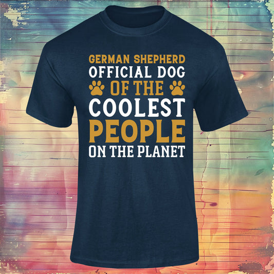 German Shepherd Official Dog of the Coolest People on the Planet Unisex Softstyle Tee