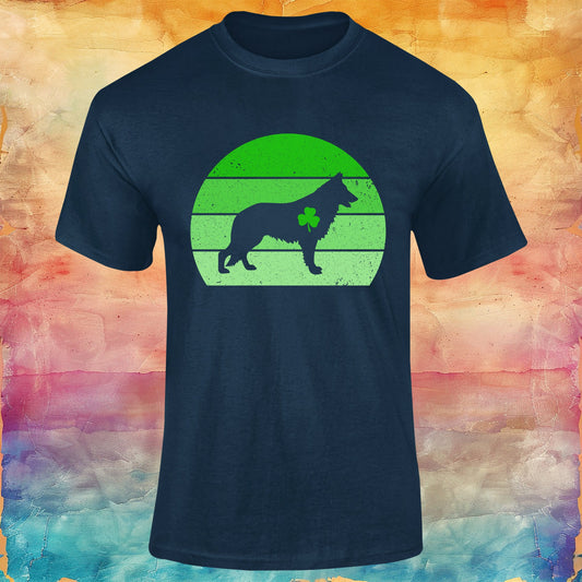 German Shepherd St Patricks Day Unisex Softstyle Tee